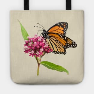 Monarch on Milkweed Tote