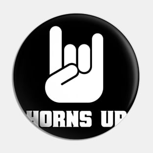 Horns Up Pin