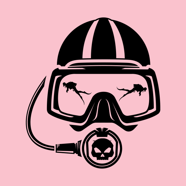 commercial diver graphic by UltraPod