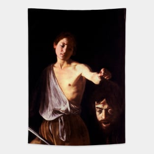 High Resolution Caravaggio David with the Head of Goliath Tapestry