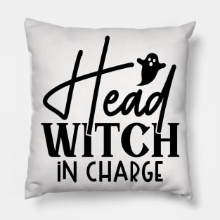 Head Witch in Charge Pillow