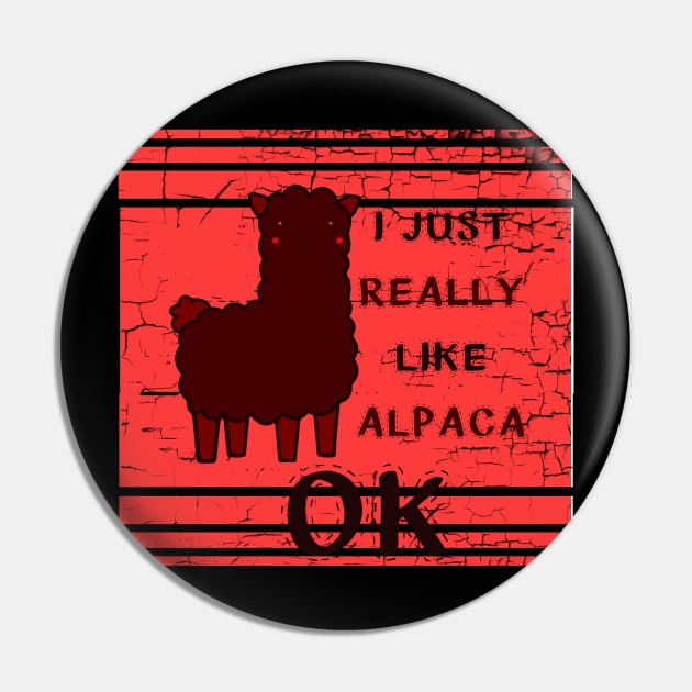 Funny Llama Alpaca Pin by Imutobi