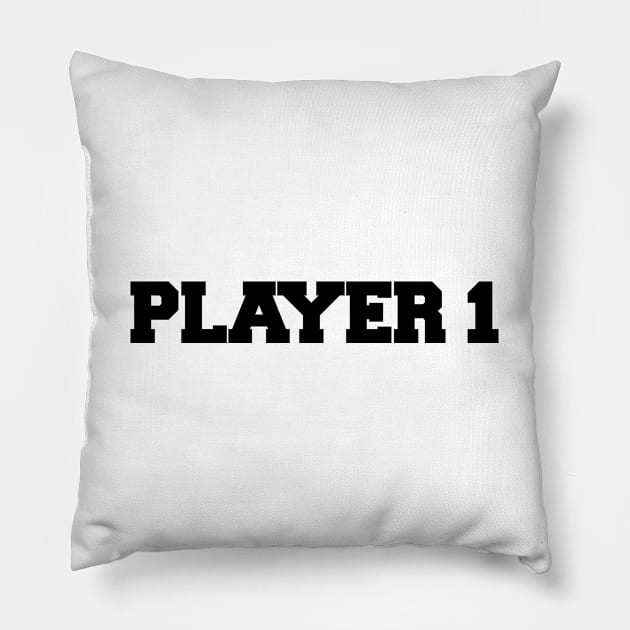 Player 1 Pillow by AustralianMate