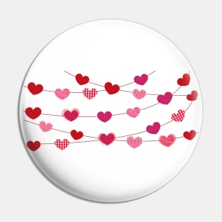 Hanging love Valentine's Day Pin