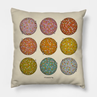 Rainbow Disco Balls Pillow