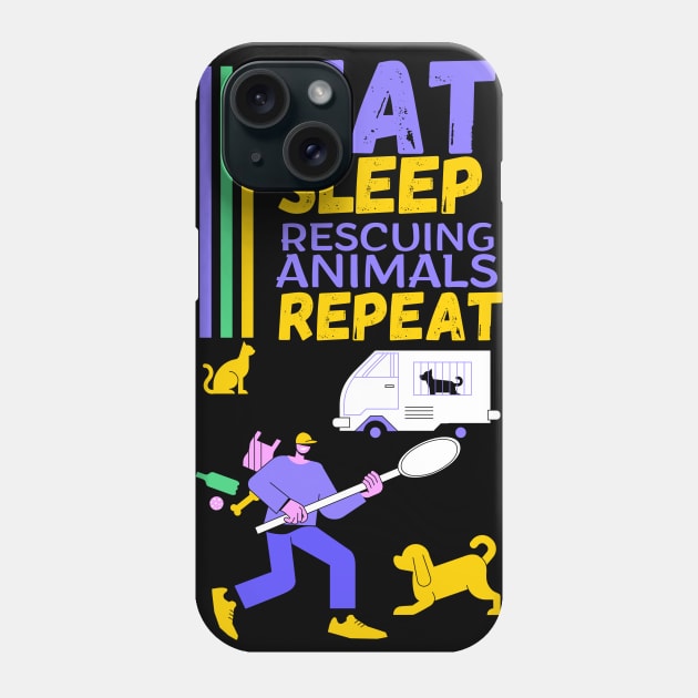 Animal Rescue, Rescuing Animals, Animal Control Worker Phone Case by maxdax