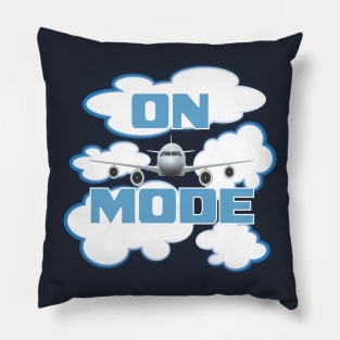 On Airplane Mode Pillow