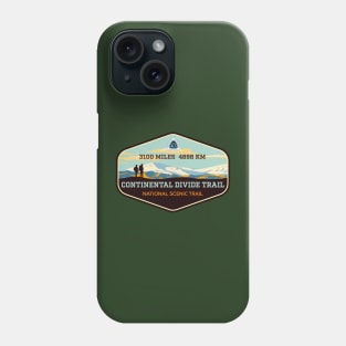 Continental Divide Trail - New Mexico Colorado Wyoming Idaho Montana - trail hiking badge Phone Case