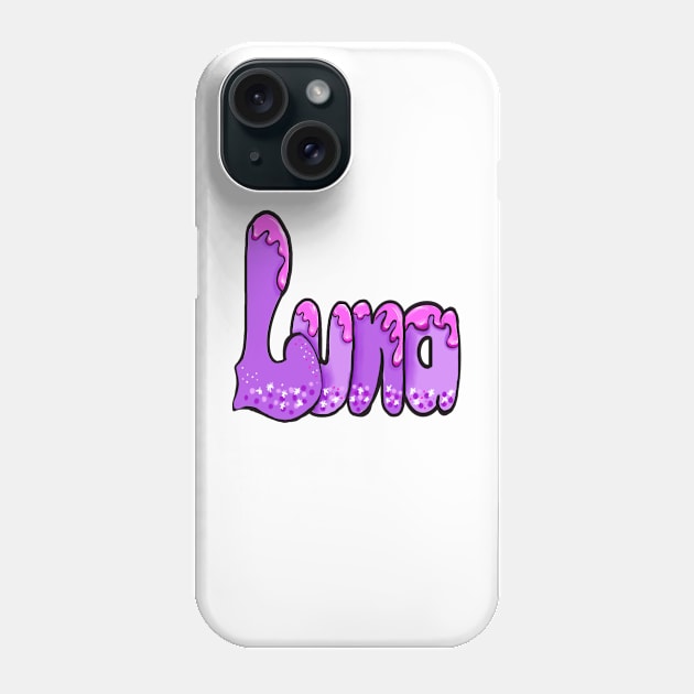 Luna the best personalised gifts Phone Case by Artonmytee