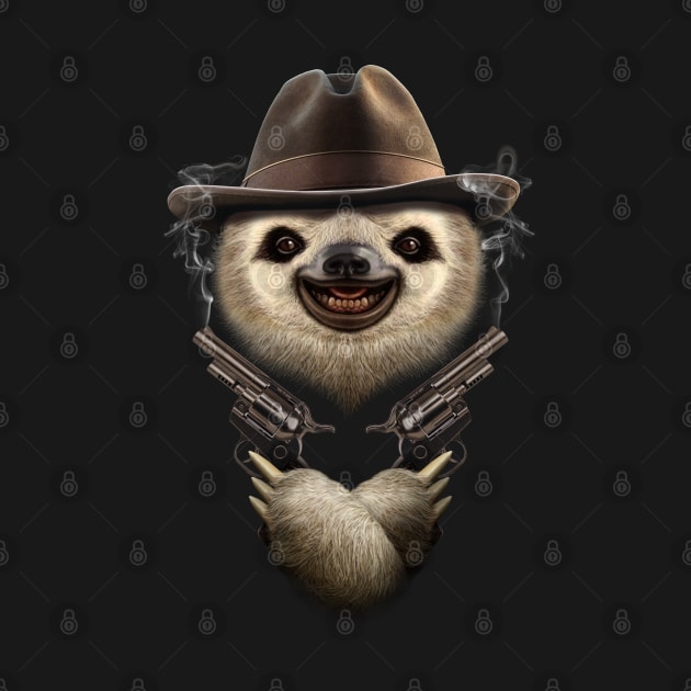 SLOTH COWBOY by ADAMLAWLESS