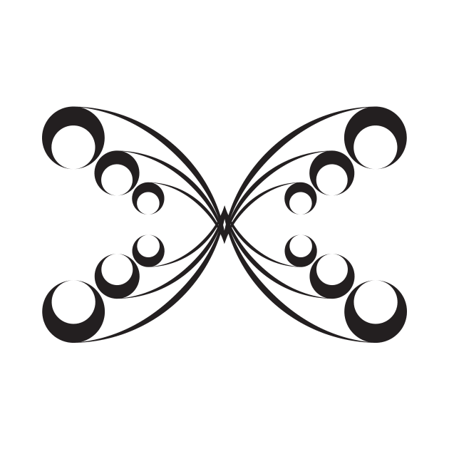 Mystic Butterfly - black by MysticWings