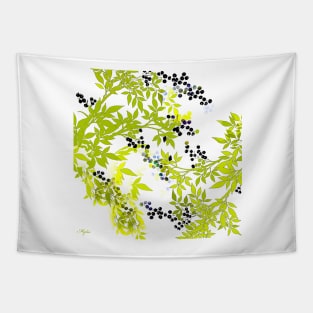 GREEN LEAF SPRING PALM Tapestry