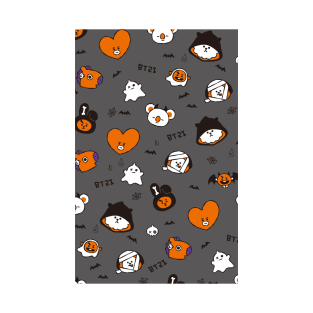 BT21 Halloween Pattern - Orange version T-Shirt