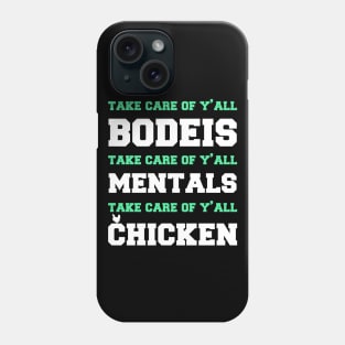 Take Care of Y'all Chicken Beast Football Seattle Fan Phone Case