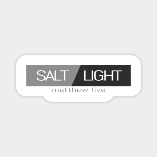 Salt and Light - Matthew 5 - Christian Design Magnet