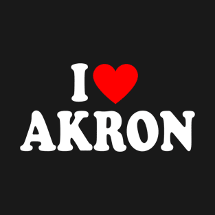 I heart Akron City T-Shirt