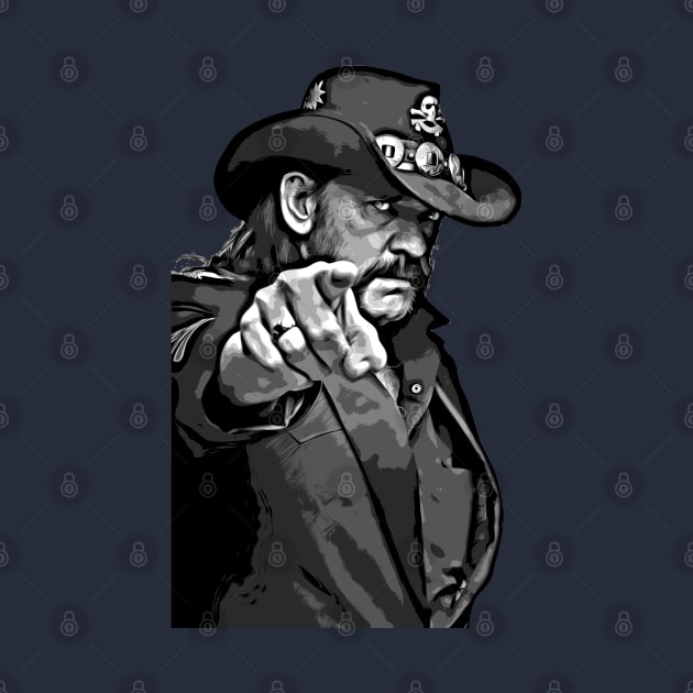 LEMMY KILMISTER BASSIST FOR BAND MOTORHEAD by FADLANSTORE