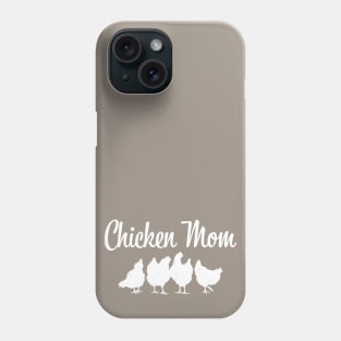 Chicken Mom Hen Silhouettes for Poultry Lovers Phone Case