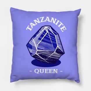 Tanzanite Queen Gemstone Gem Pillow