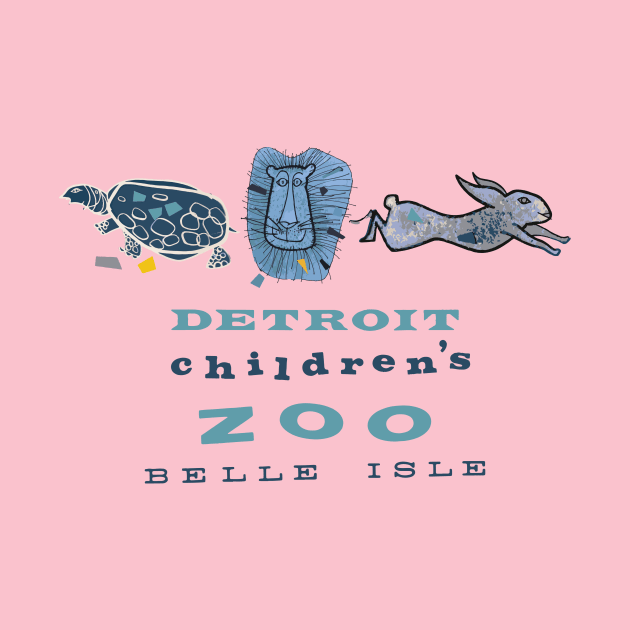 Vintage Belle Isle Children's Zoo (Detroit) by HistoricDetroit.org