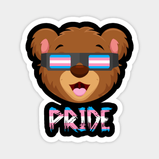 Bear Transgender Flag Lgbt Magnet