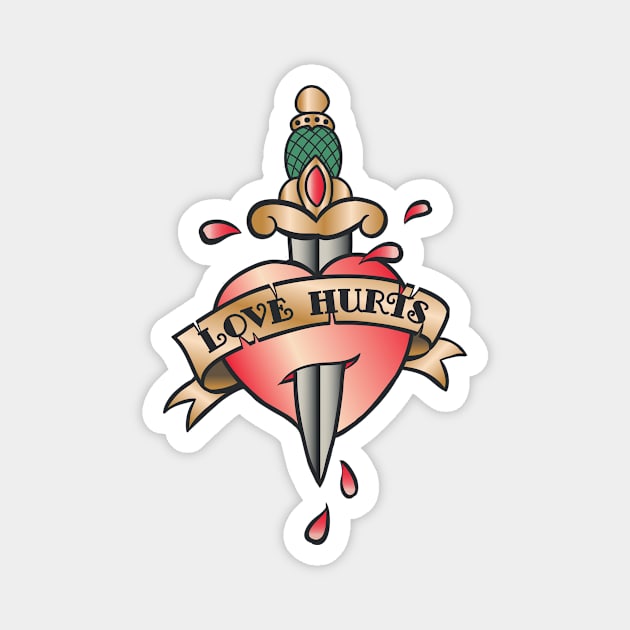 Love Hurts Magnet by Rafael Franklin
