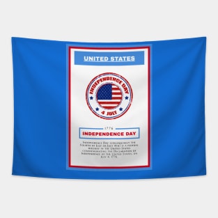 Independence Day - United States - For 4th of july - Print Design Poster - 1706205 Tapestry