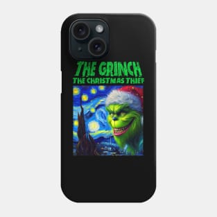 Grinch stolen starry night Phone Case