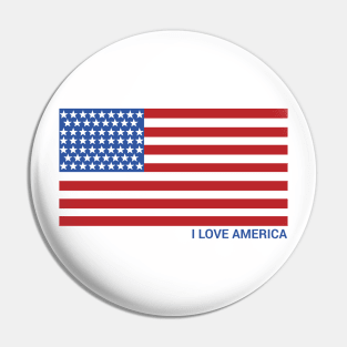 I love America Pin