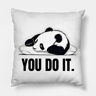 Lazy Panda Pillow