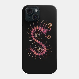 Orange Haze Centipede Phone Case