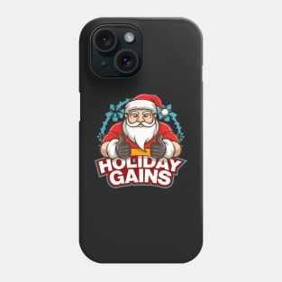 Festive Fitness: Santa’s Holiday Gains Phone Case