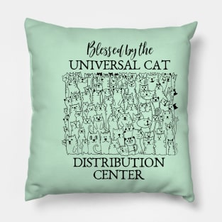 Universal Cat Distribution Center Pillow