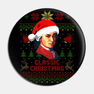 Mozart Classic Christmas Pin