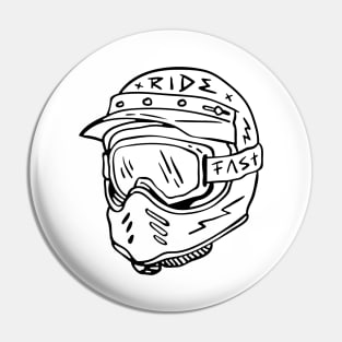 RIDE FAST HELMET Pin