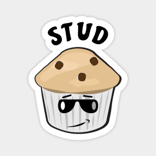 Muffin Stud - Funny Character Illustration Magnet