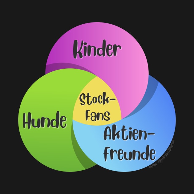 Venn-Diagramm Stock Fans Kinder Hunde Aktienfreunde Hunde by Jean-Claude Venn-Diagram