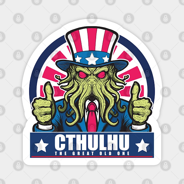 Vote Cthulhu Magnet by Houerd