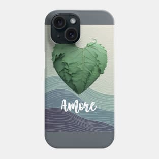 Love Nature No. 2: Amore Green Valentine's Day Phone Case