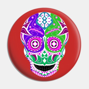 sugar skull candy in wrestling mask ecopop Pin