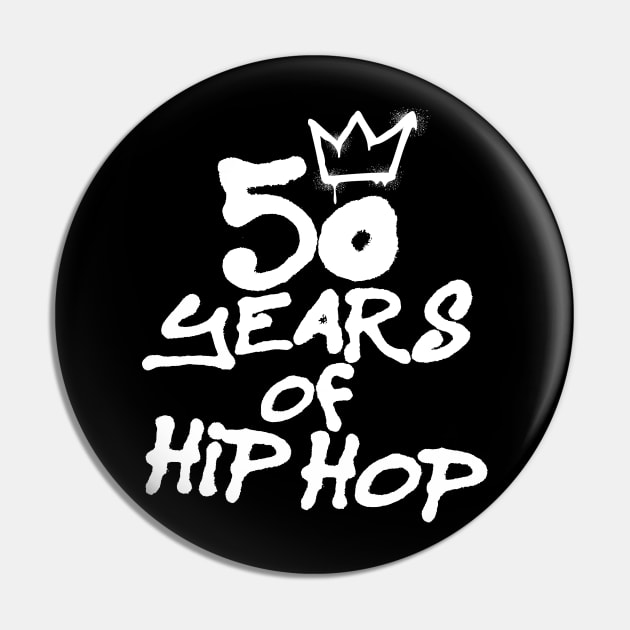 50 Years Of Hip Hop Pin by devilcat.art