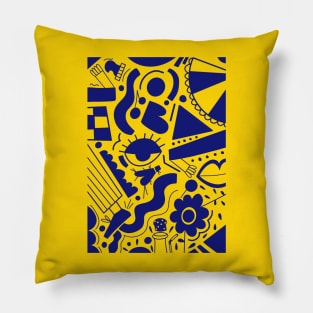 Abstract vision Pillow