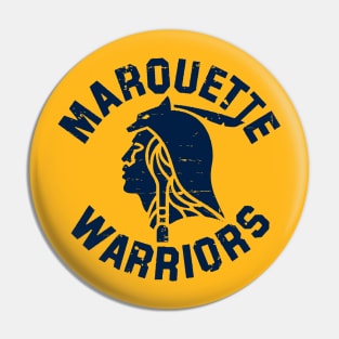 Marquette Warriors Navy Pin