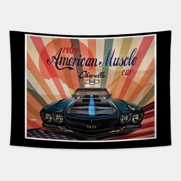 chevrolet chevelle ss Tapestry by ElArrogante