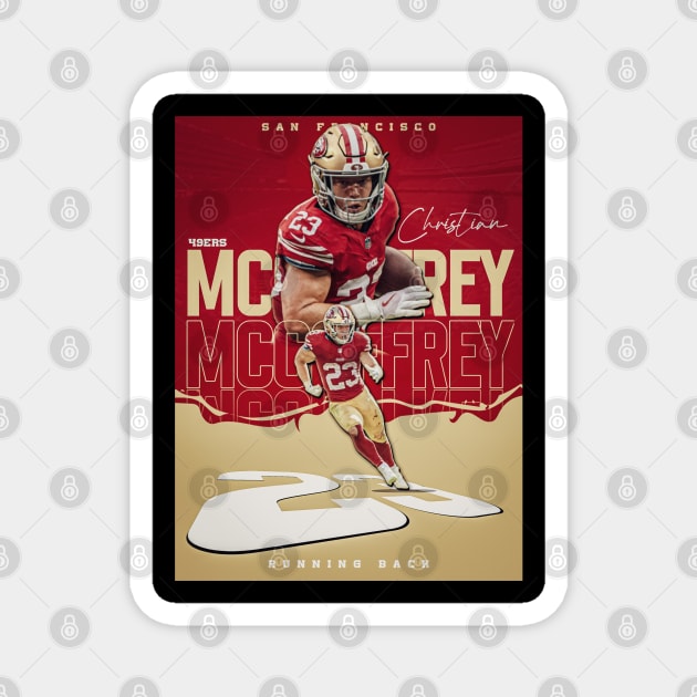 McCaffrey 23 Magnet by NFLapparel