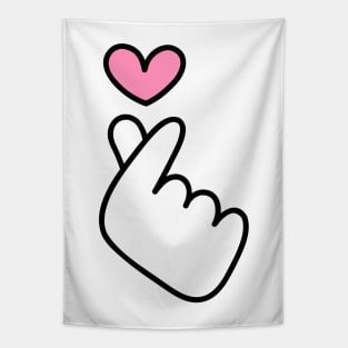 Finger Heart Tapestry