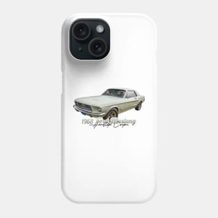 1968 Ford Mustang Hardtop Coupe Phone Case