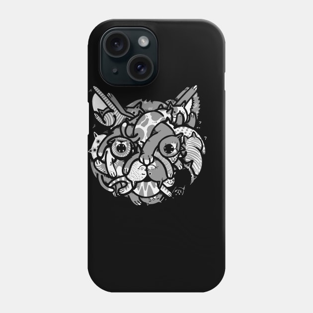 Cyborgcat Phone Case by Embes