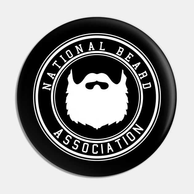 National Barber Association - Beard Beards hair barbershop gift Pin by Shirtbubble