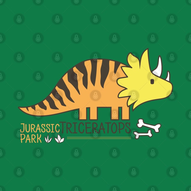 Dinosaur Triceratops by AliJun